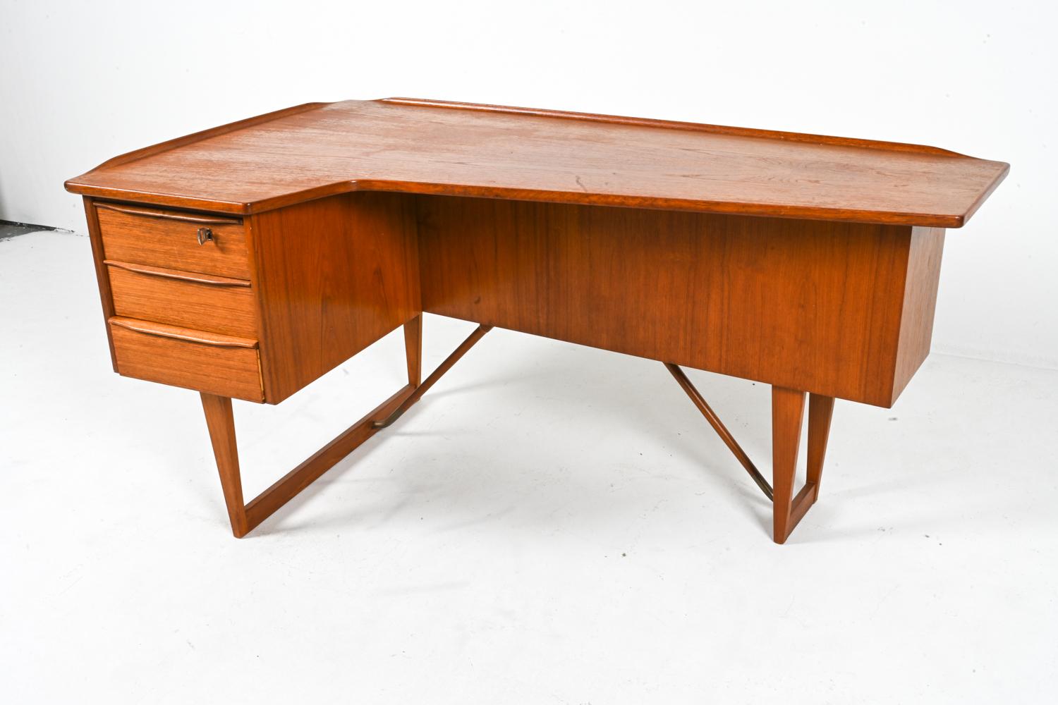 20th Century Danish Atomic Modern Teak 