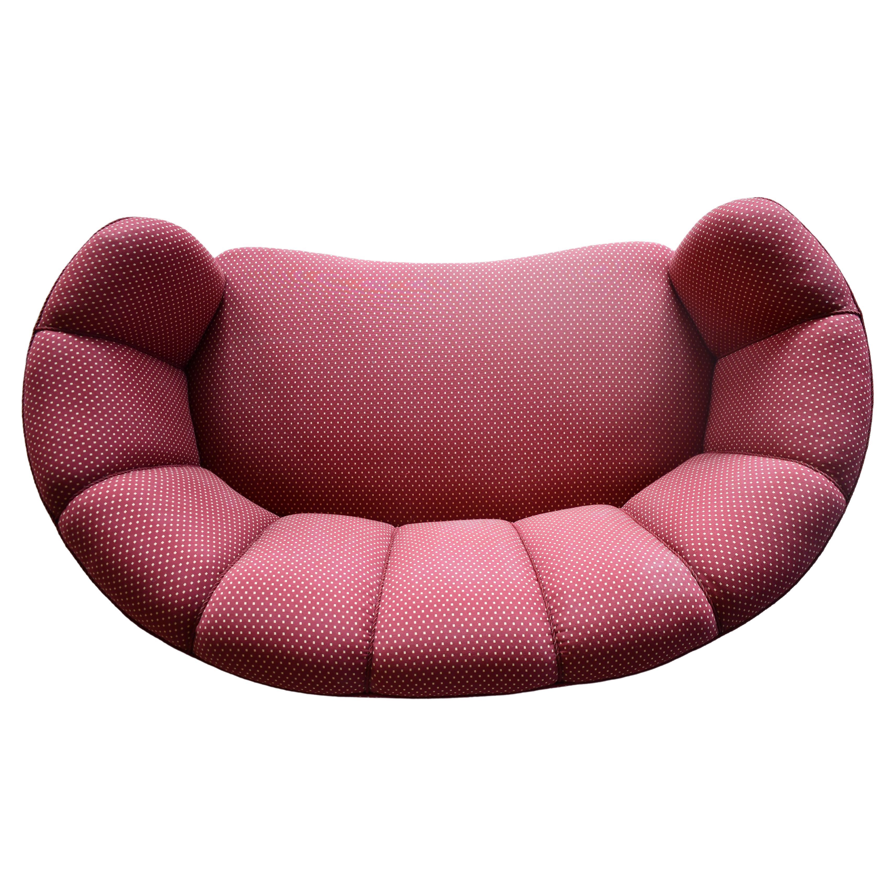 Danish "Banan" Curved Sofa from the 1940s For Sale