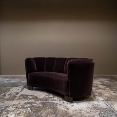 Danish Banana Sofa, 1940's