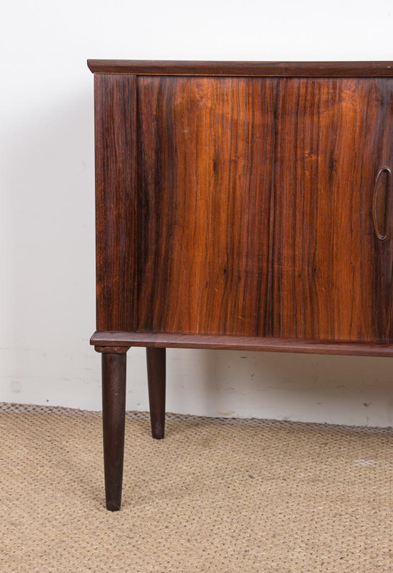 Buffet de bar danés en palisandro 1960. Escandinavo moderno en venta
