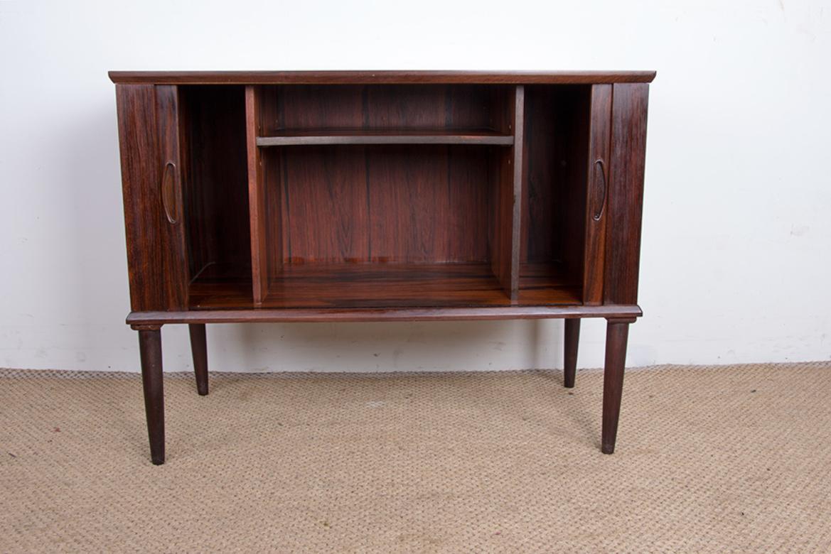 Buffet de bar danés en palisandro 1960. mediados del siglo XX en venta