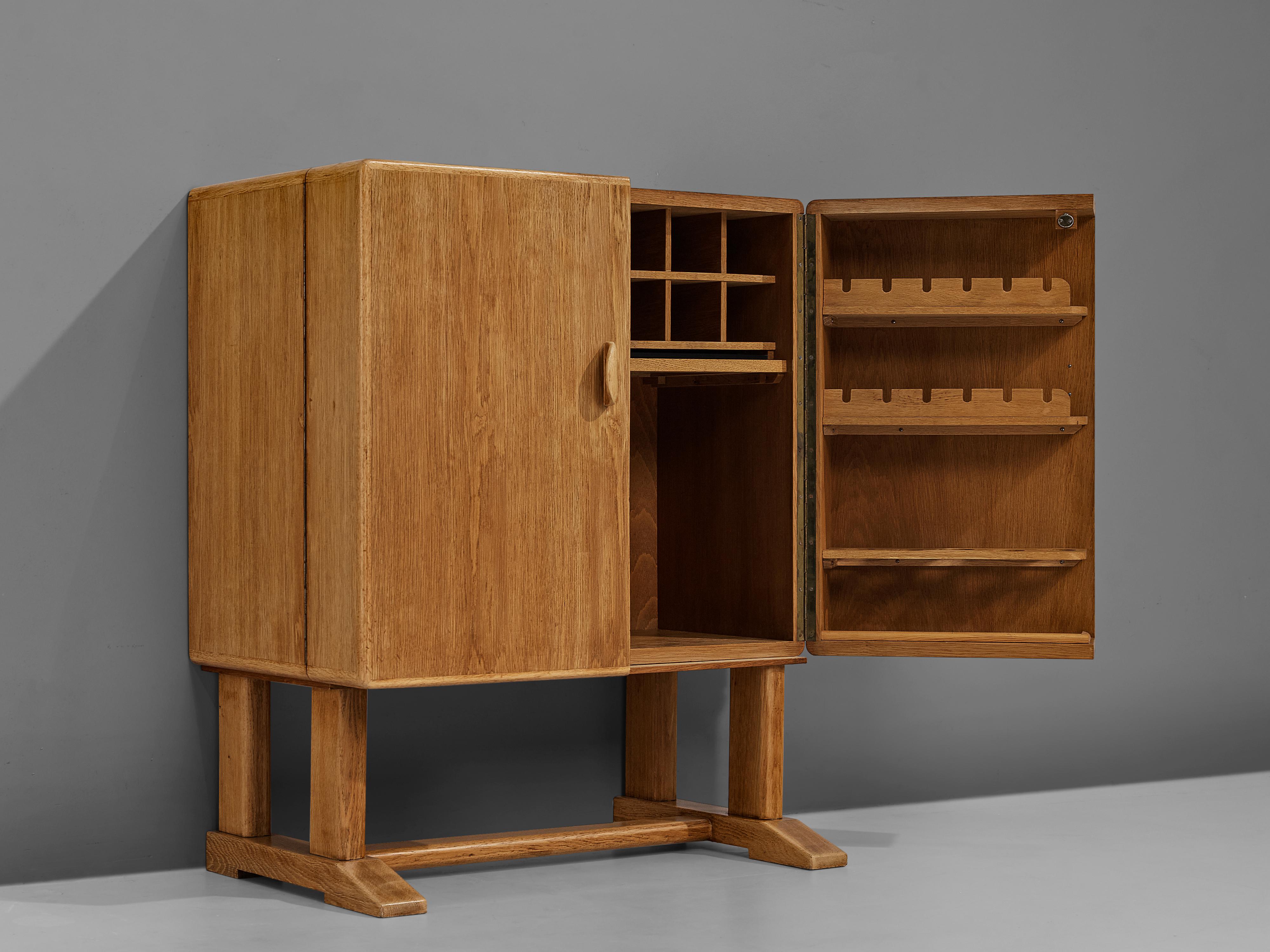 Danish Bar Cabinet in Solid Oak 3