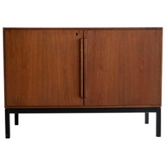 Danish Bar Cabinet with Refrigerator by Silkeborg