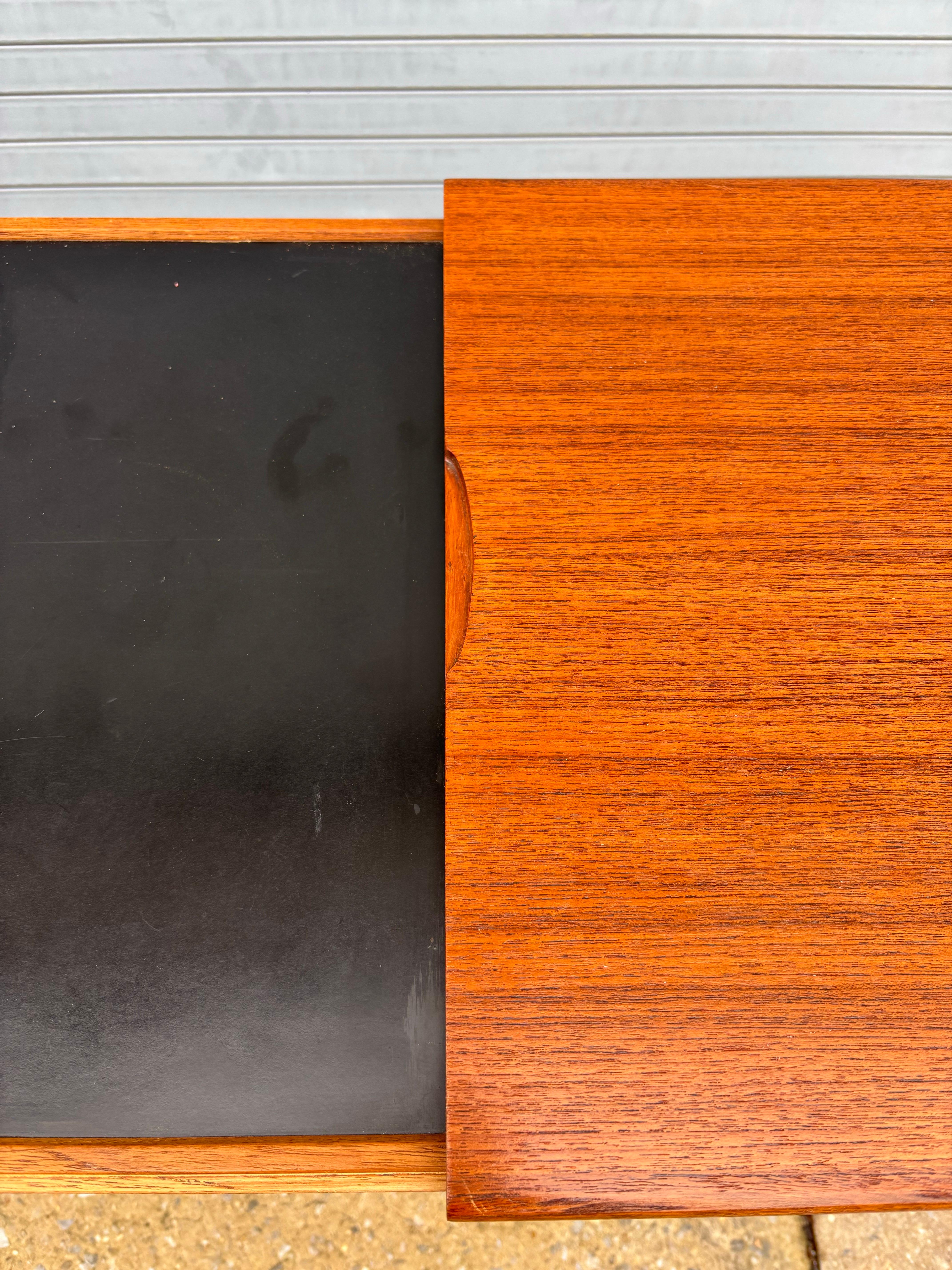 20th Century Danish Bar Cart with Sliding Top For Sale