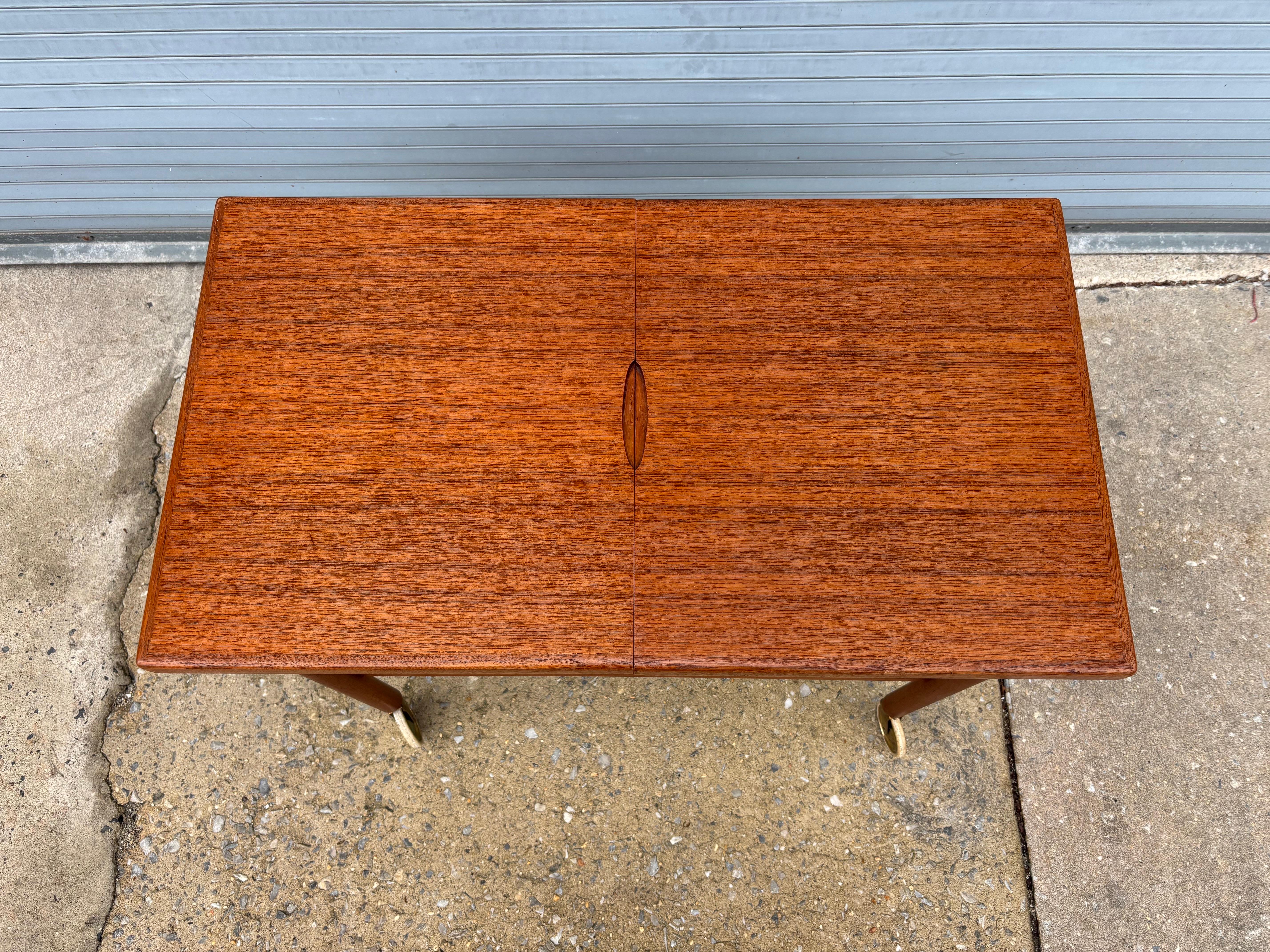 Danish Bar Cart with Sliding Top For Sale 2