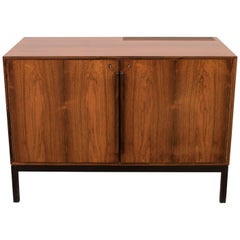 Danish Bar Fridge Cabinet Rosewood, 1960s