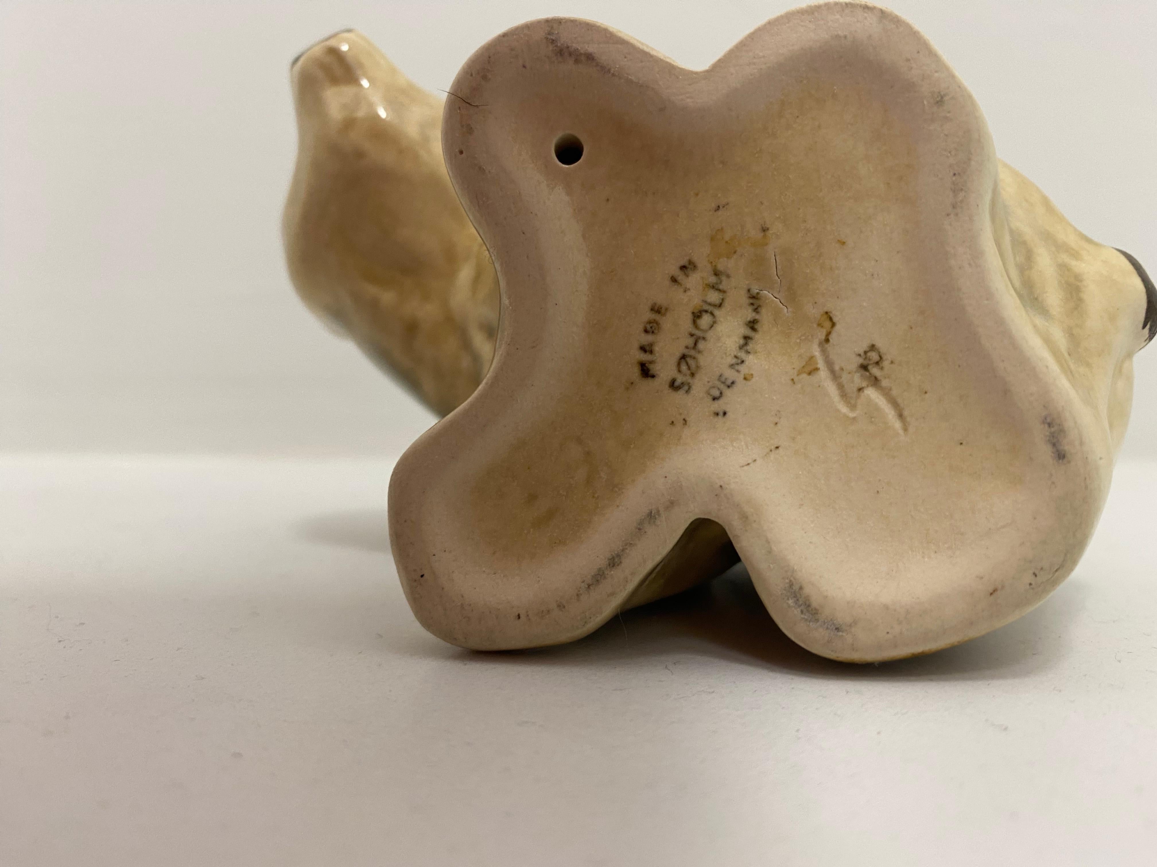 Danish Bear Sculpture by Soholm Pottery For Sale 3