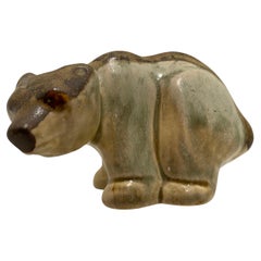 Danish Bear Sculpture by Soholm Pottery