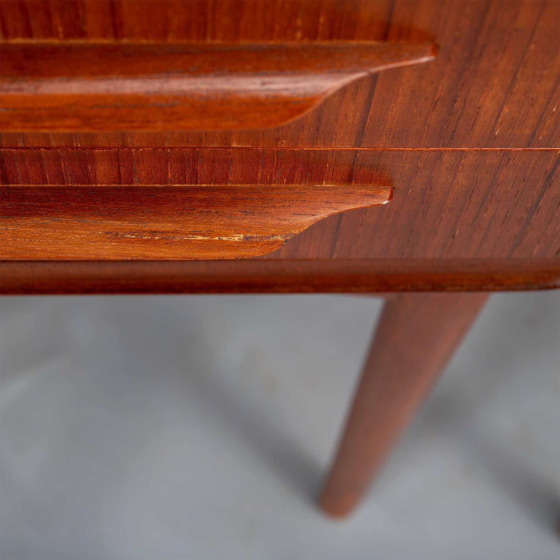 Teak Danish Bedside Tables by Johannes Andersen for Silkeborg, Set of 2, 1960s