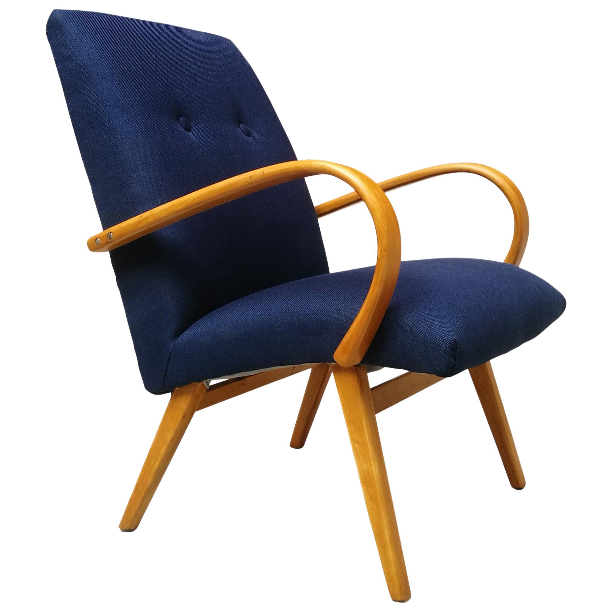 Baby Blue Vintage Armchair, 1960s at 1stDibs baby blue armchair