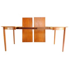 Danish Bernhard Pedersen Teak Extending Dining Table Midcentury Vintage