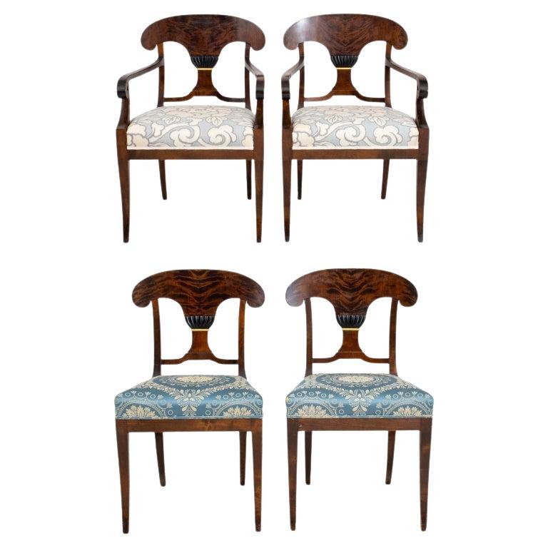 Sedie danesi Biedermeier Revival, 4 in vendita