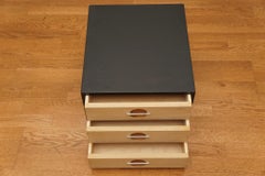 Danish Black Oak Cabinet by Hans Wegner for Johannes Hansen