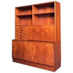 Used Danish Blond Teak Highboard, 1960