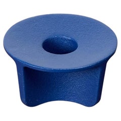 Danish Blue Cast Iron Candleholder from Normann Copenhagen
