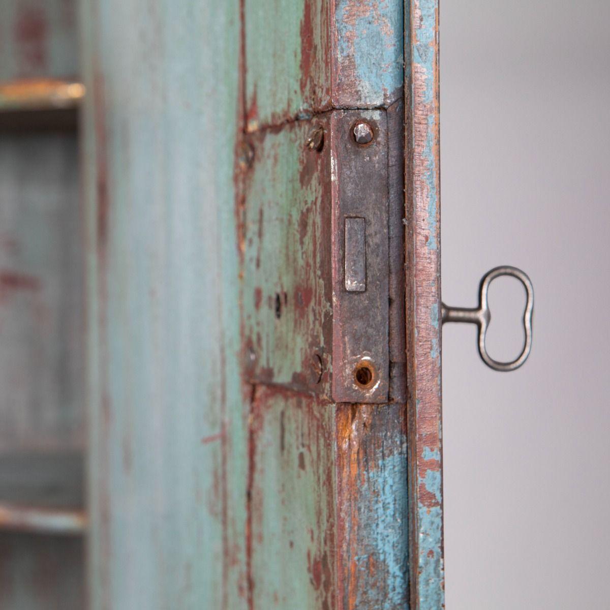 Dänischer blau bemalter Rokoko-Sekretärschreibtisch in der Art von Mathias Ortmann im Angebot 14