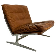 Danish BO-561 Lounge Chair in Cognac by Fabricius and Kastholm for BoEx, 1960s