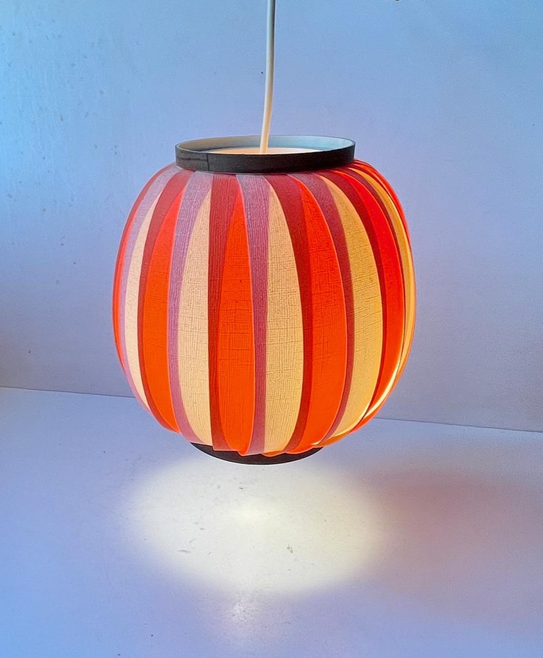 Danish Bonbon Cocoon Pendant Light by Lars Eiler Schiøler, 1960s  2