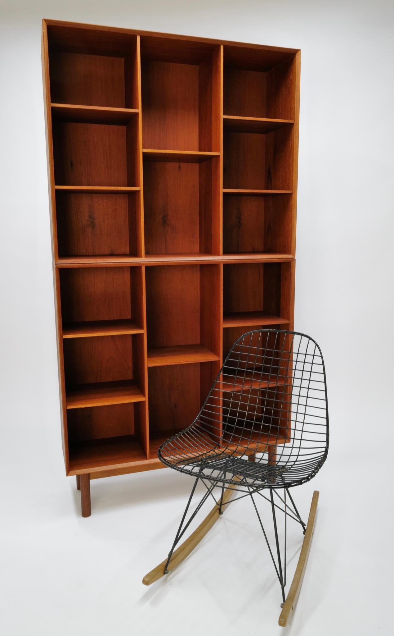 Mid-Century Modern Danish Bookcase by Peter Hvidt and Orla Mølgaard-Nielsen  For Sale