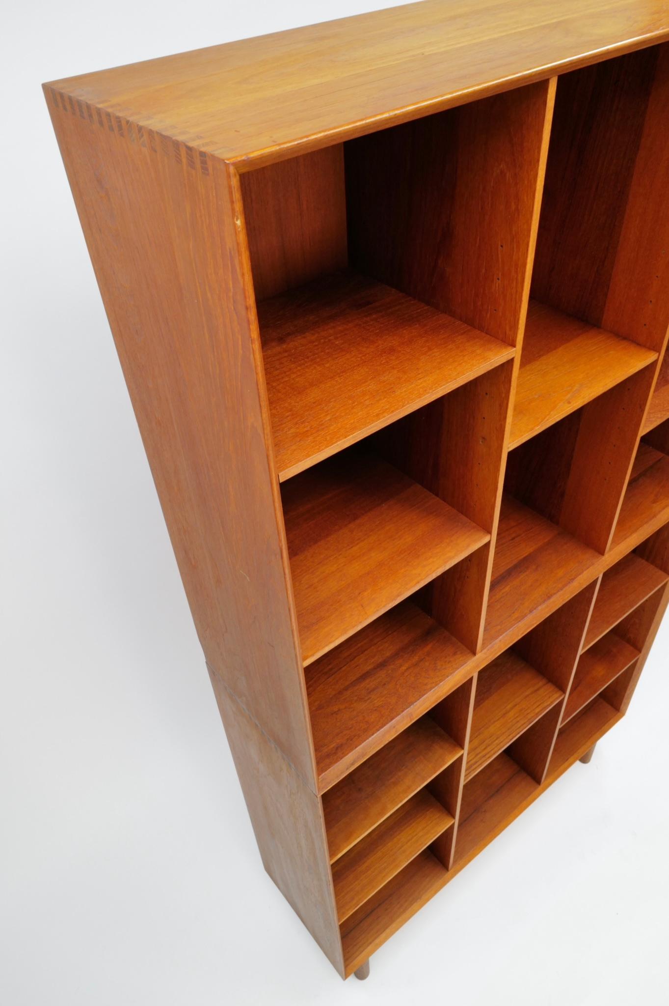 Teak Danish Bookcase by Peter Hvidt and Orla Mølgaard-Nielsen  For Sale