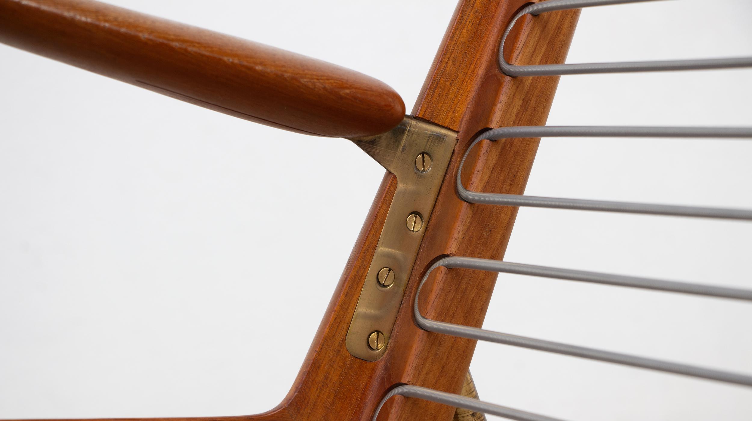 Danish Boomerang armchair Model FD134 by Peter Hvidt & Orla Mølgaard Nielsen For Sale 3