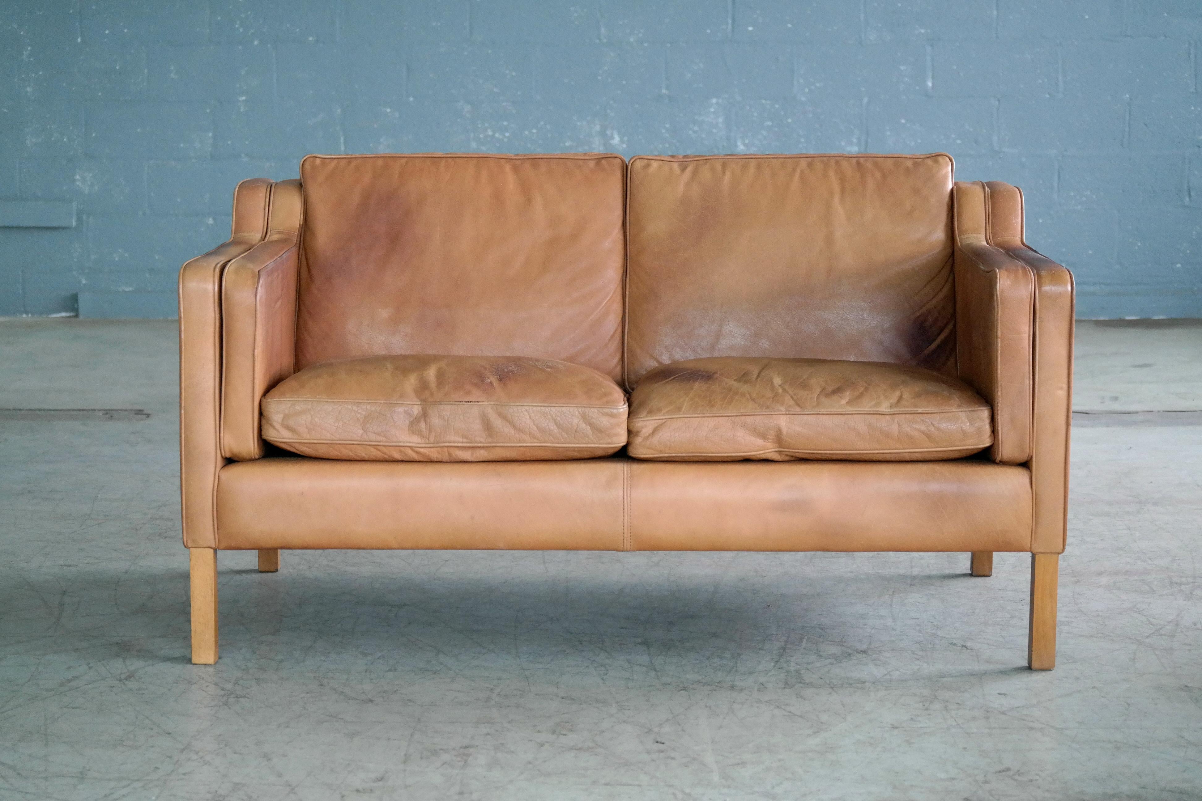 patina leather couch