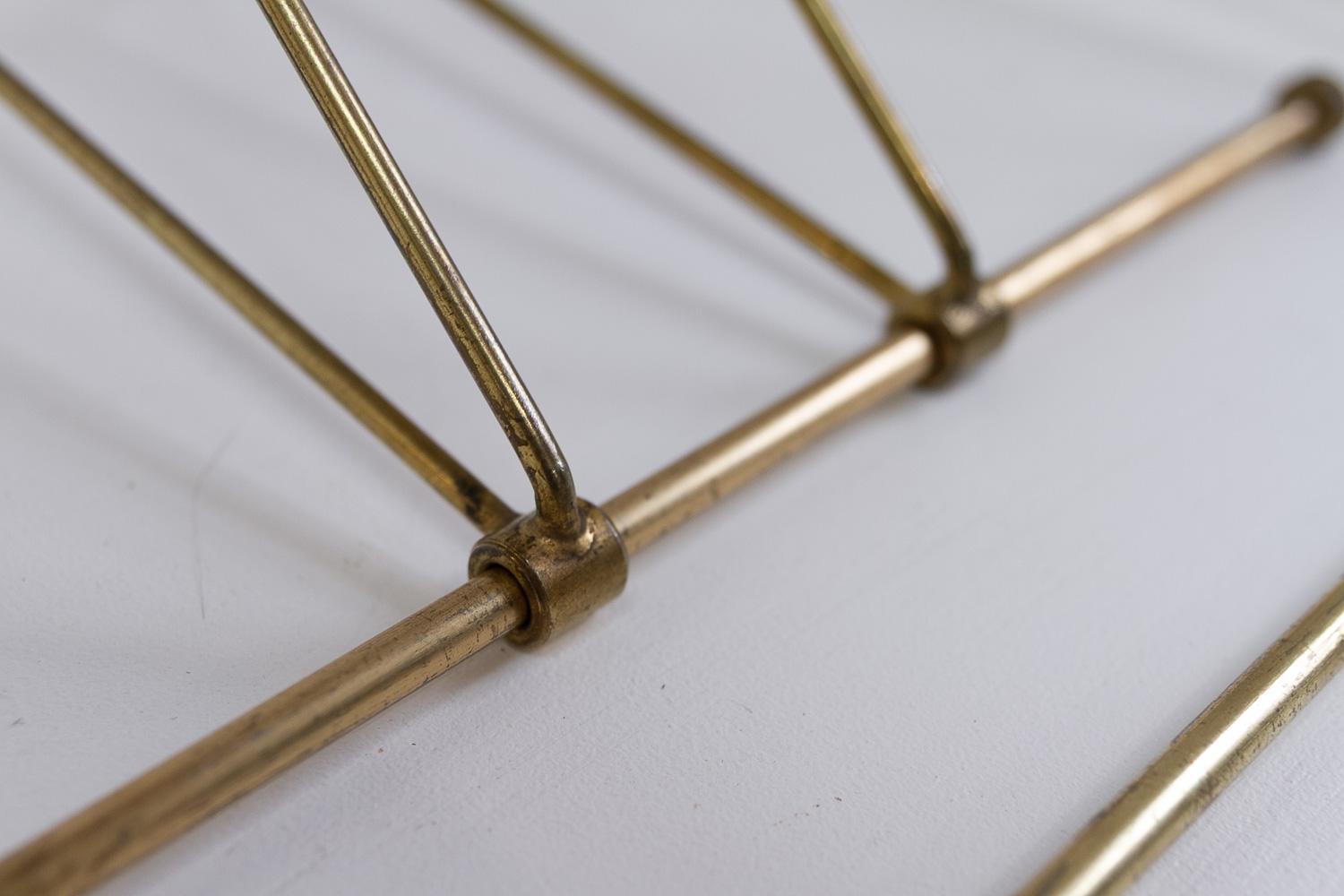 Danish Brass Bookends Royal by Poul Cadovius for Cado, 1960s. Set of 3. For Sale 6