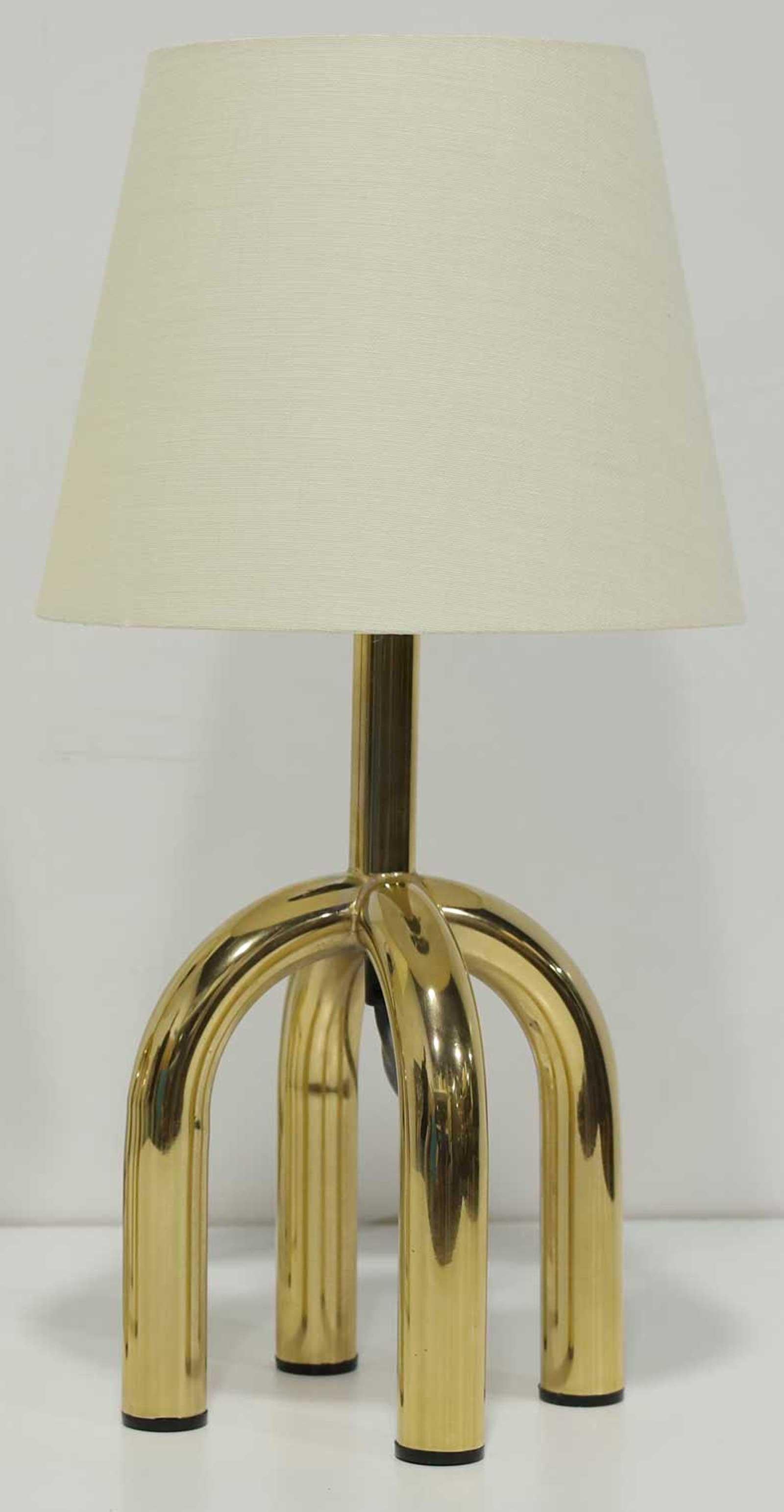 Danish Brass Finish Lamp, 1980s (Dänisch) im Angebot
