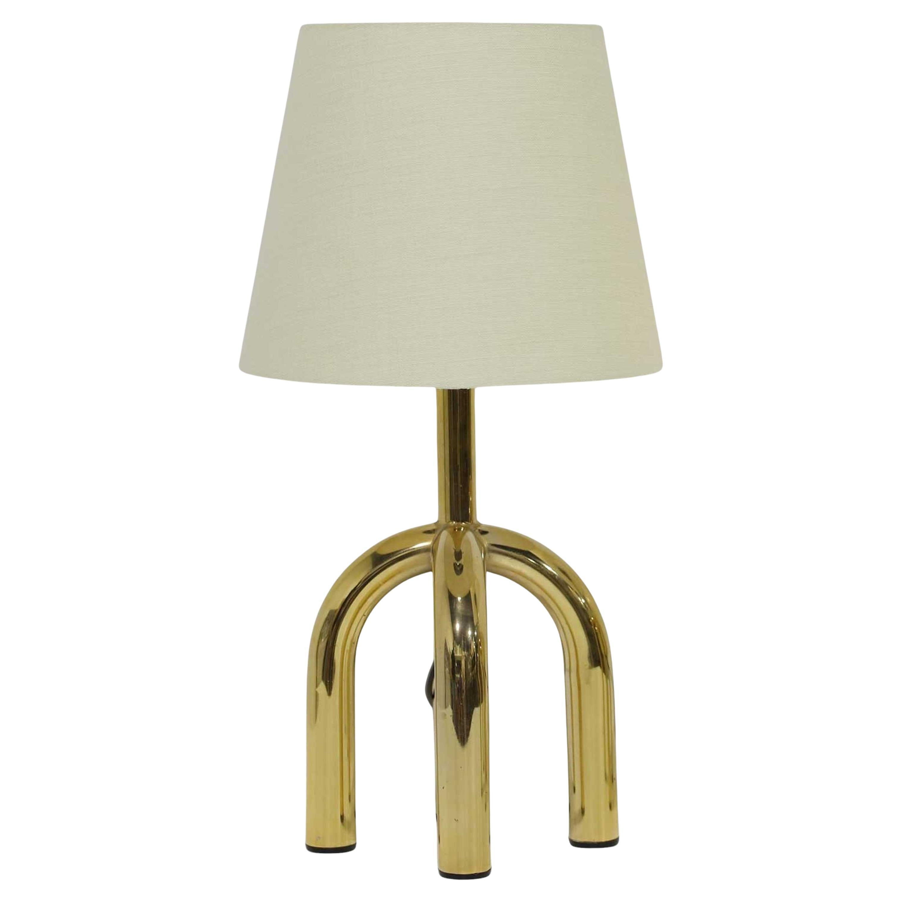 Danish Brass Finish Lamp, 1980s im Angebot