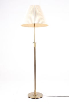 Danish Brass Floor Lamp from the 1940s