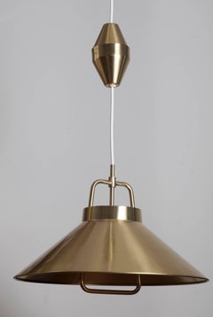 Danish Brass Lamp by Lyfa