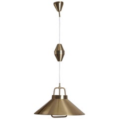 Danish Brass Lamp by Lyfa
