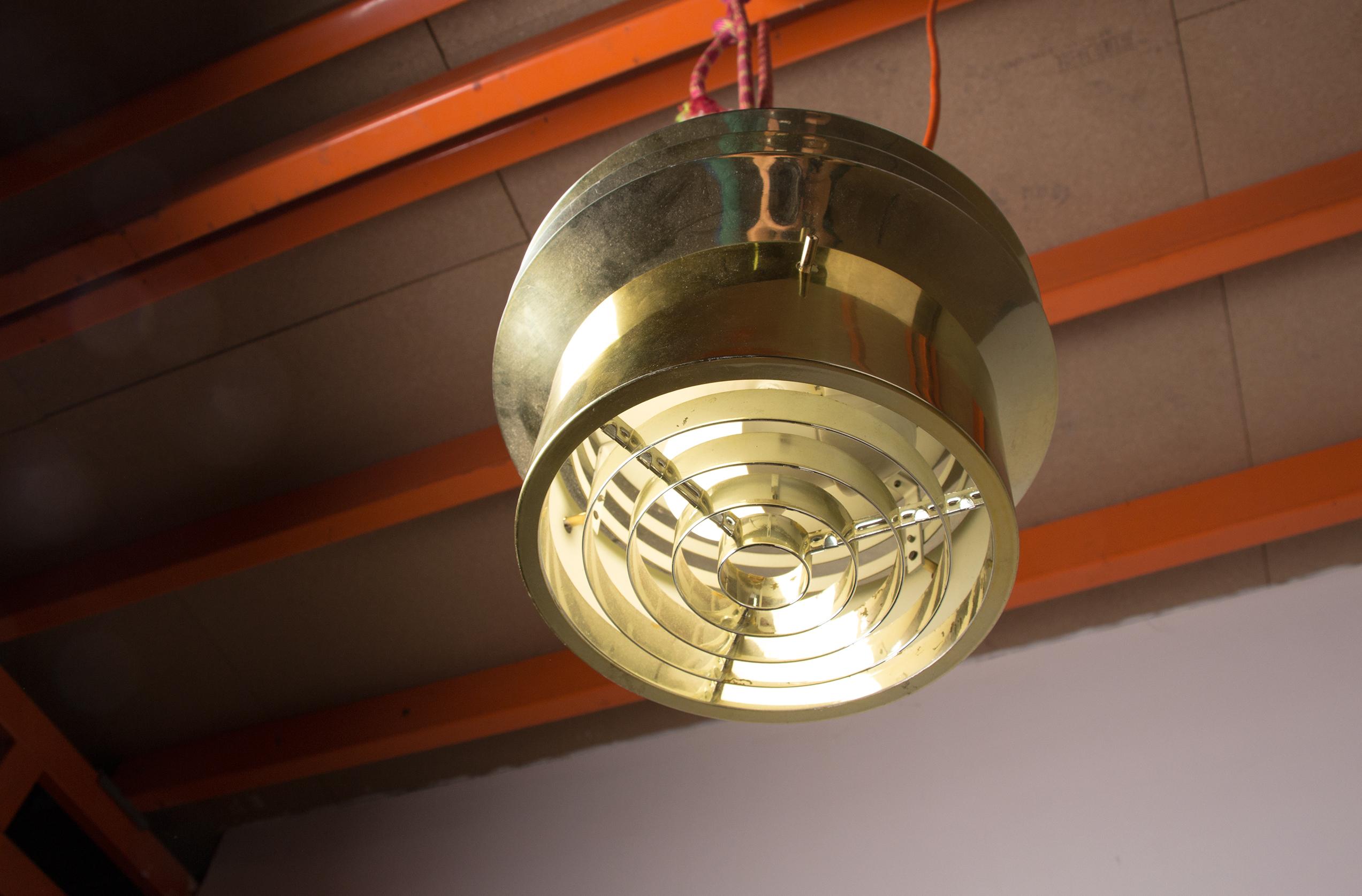 Danish Brass Pendant Lamp model T742 by Hans Agne Jakobson 1960. For Sale 6