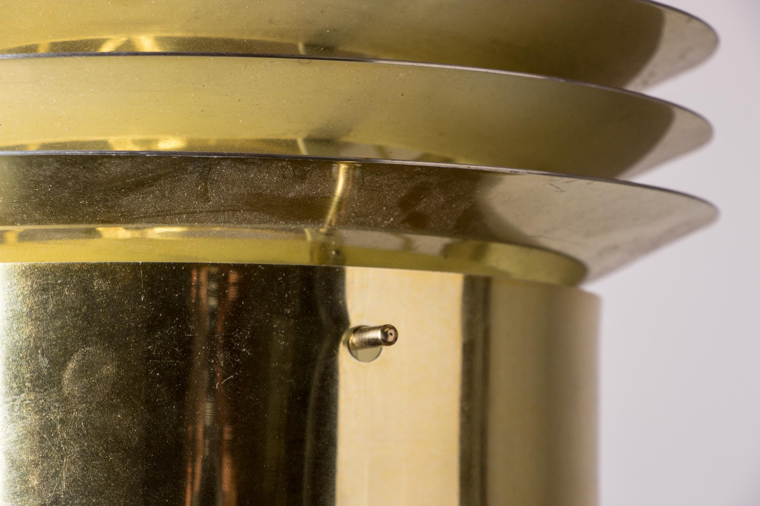 Danish Brass Pendant Lamp model T742 by Hans Agne Jakobson 1960. For Sale 3