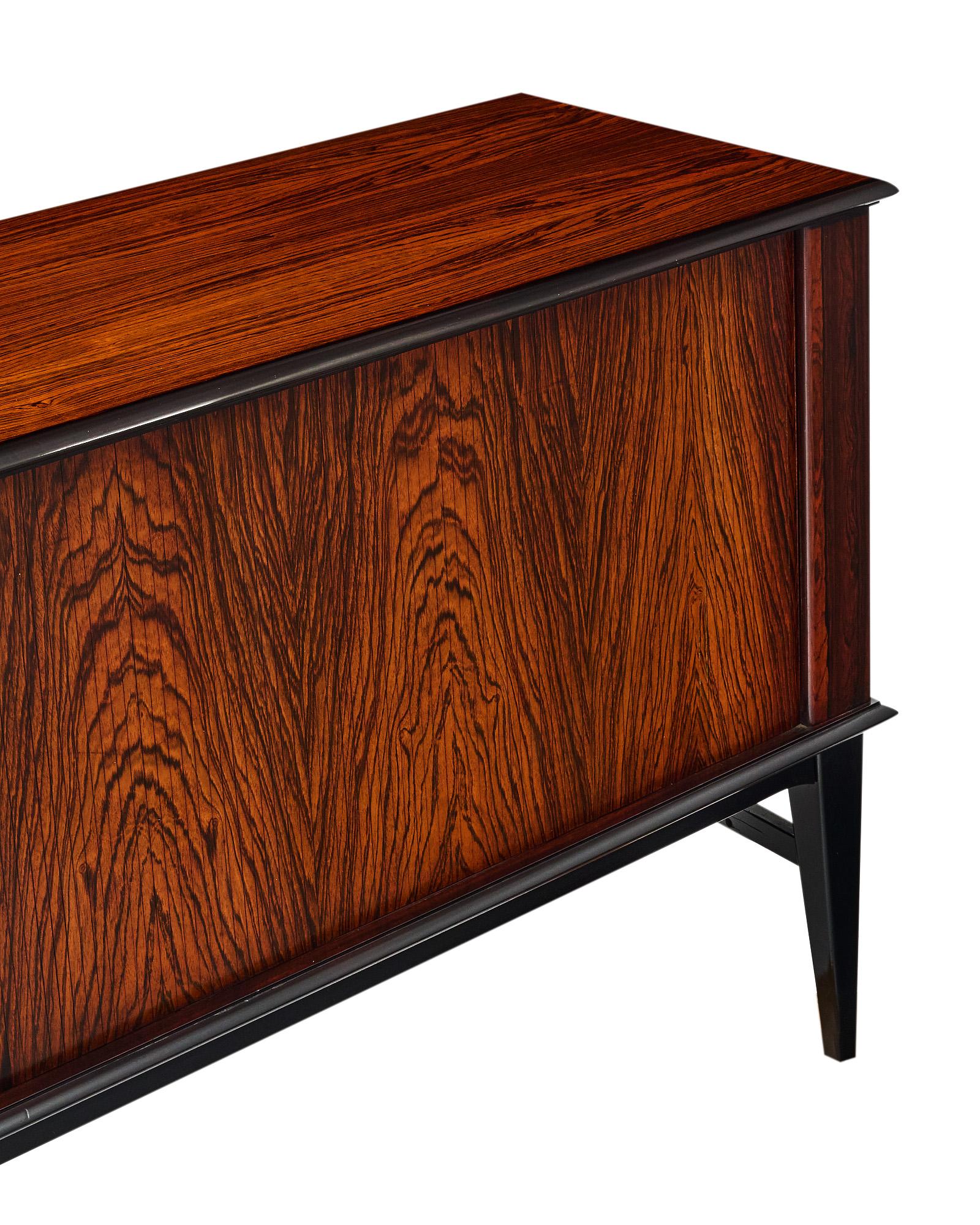 Mid-20th Century Danish Brazilian Rosewood Sideboard by Arne Vodder For Sale