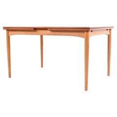 Danish Børge Mogensen for Søborg Teak & Oak Extension Dining Table, c. 1960's