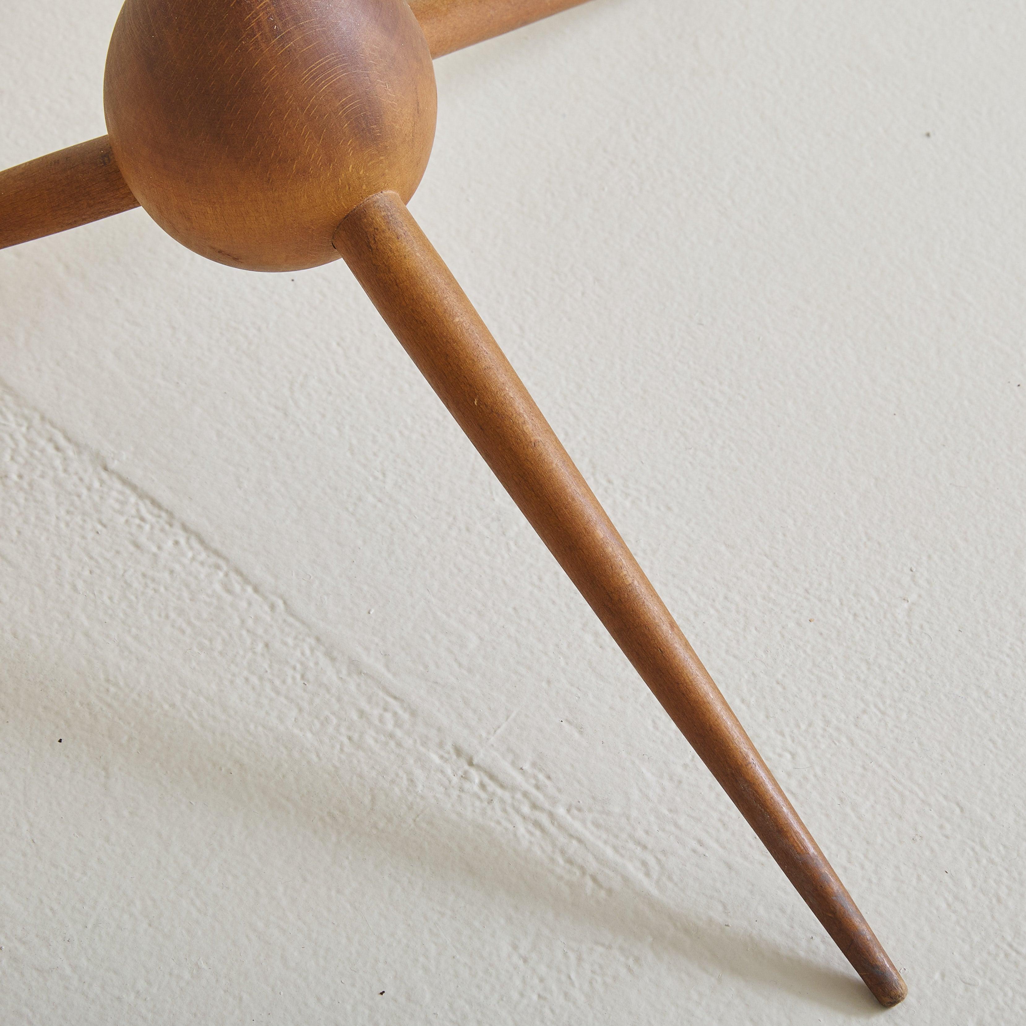 Wood Danish 'Bridge' Floor Lamp by Severin Hansen for Haslev Møbelsnedkeri, 1950s For Sale