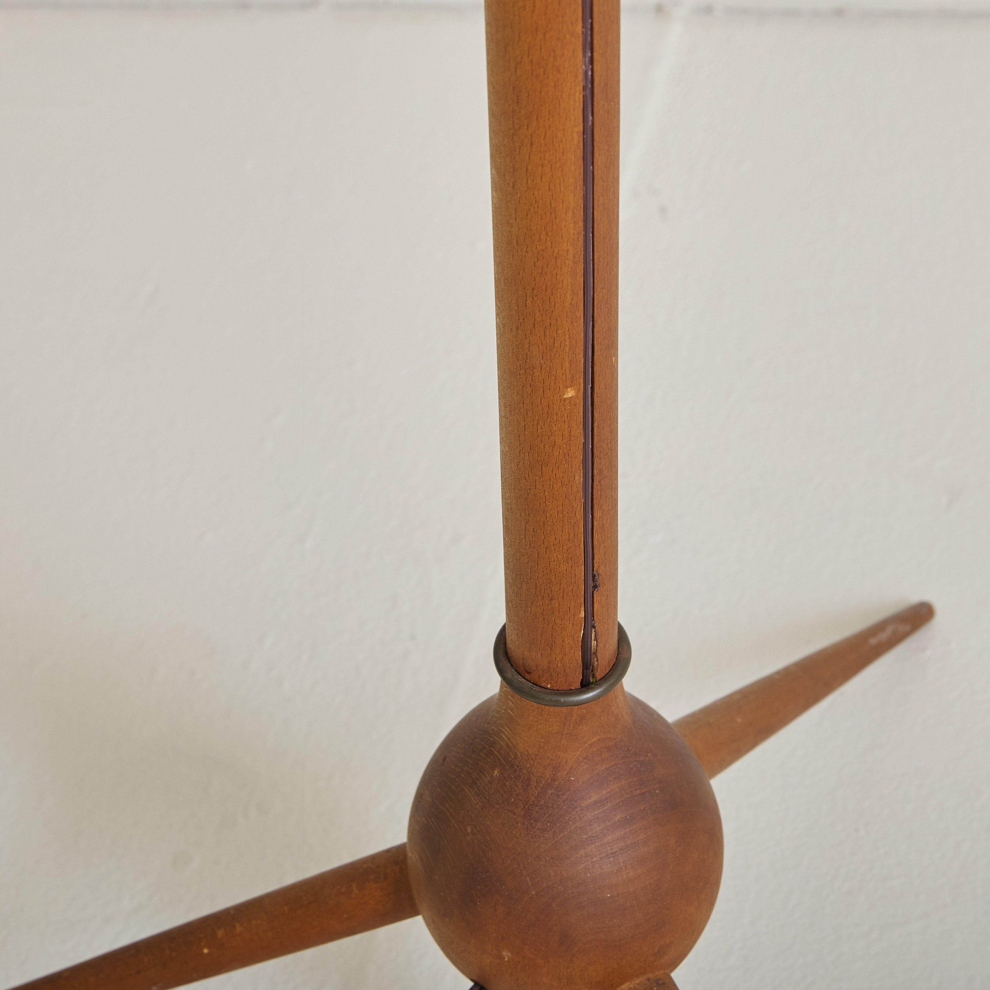 Danish 'Bridge' Floor Lamp by Severin Hansen for Haslev Møbelsnedkeri, 1950s For Sale 3