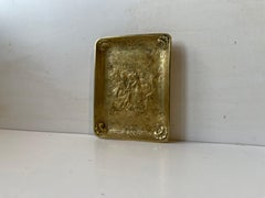 Danish Bronze Ashtray with H. C. Andersen 's 'The Pig Boy', 1930s