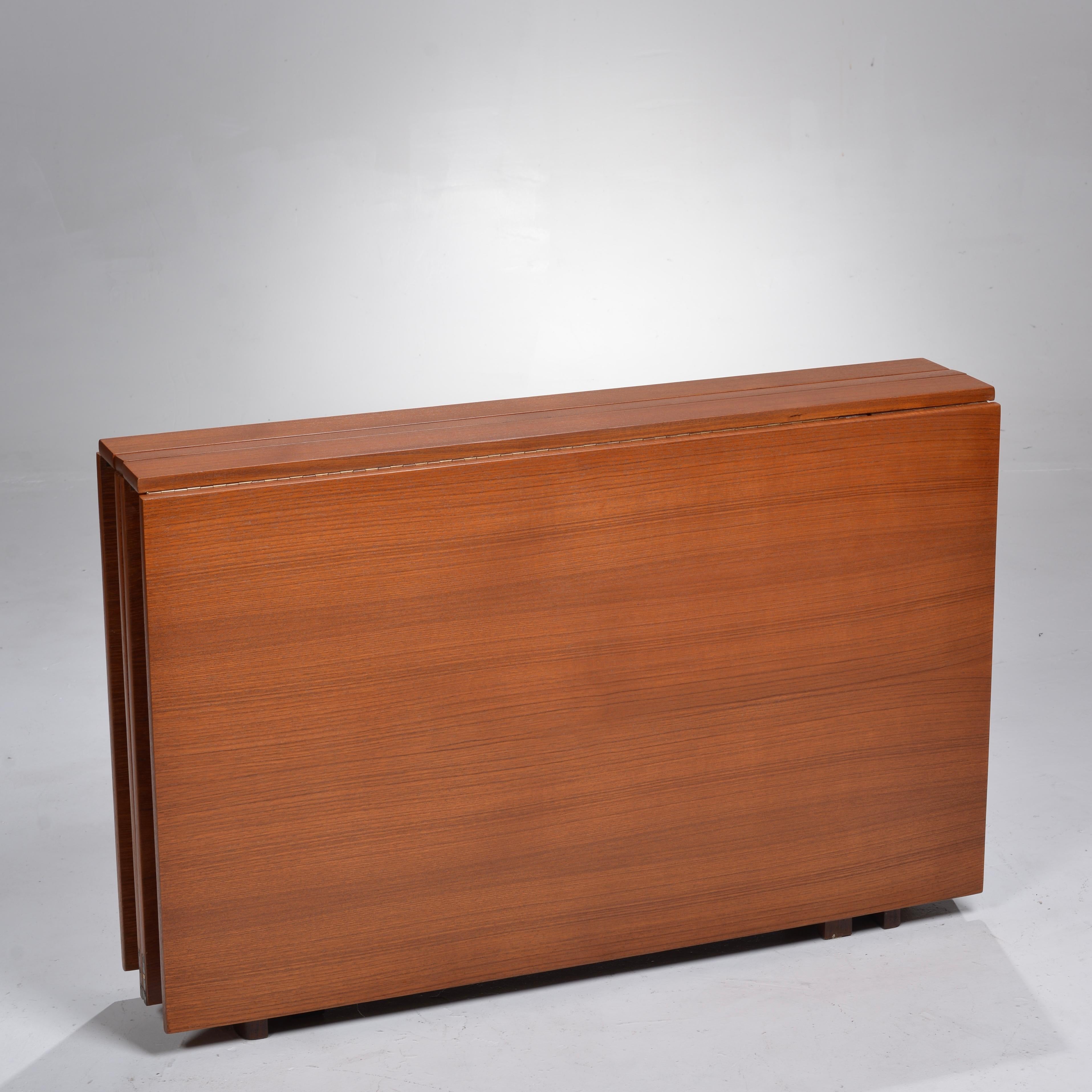 Scandinave moderne Table de salle à manger danoise Bruno Mathsson Gateleg 