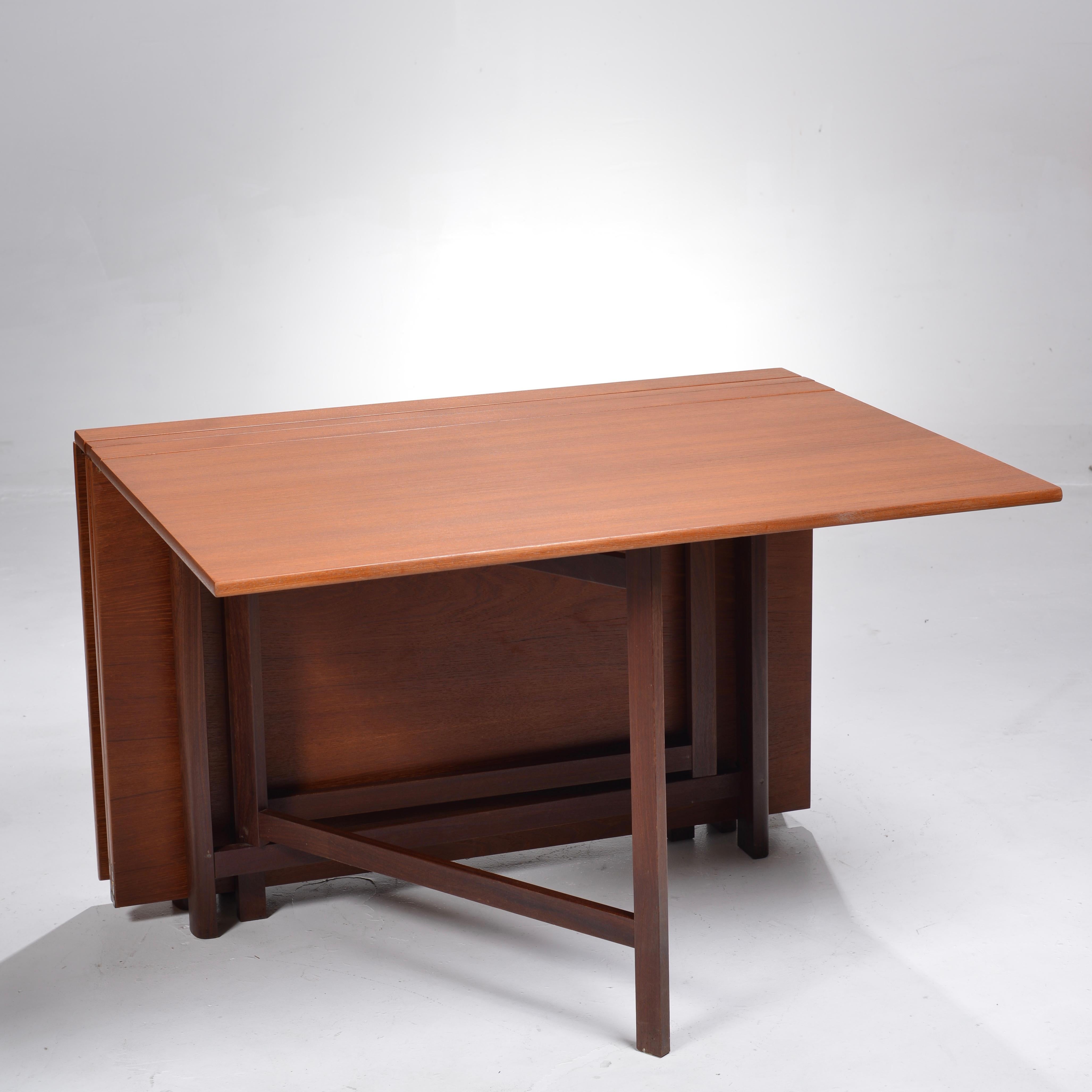 Danois Table de salle à manger danoise Bruno Mathsson Gateleg 