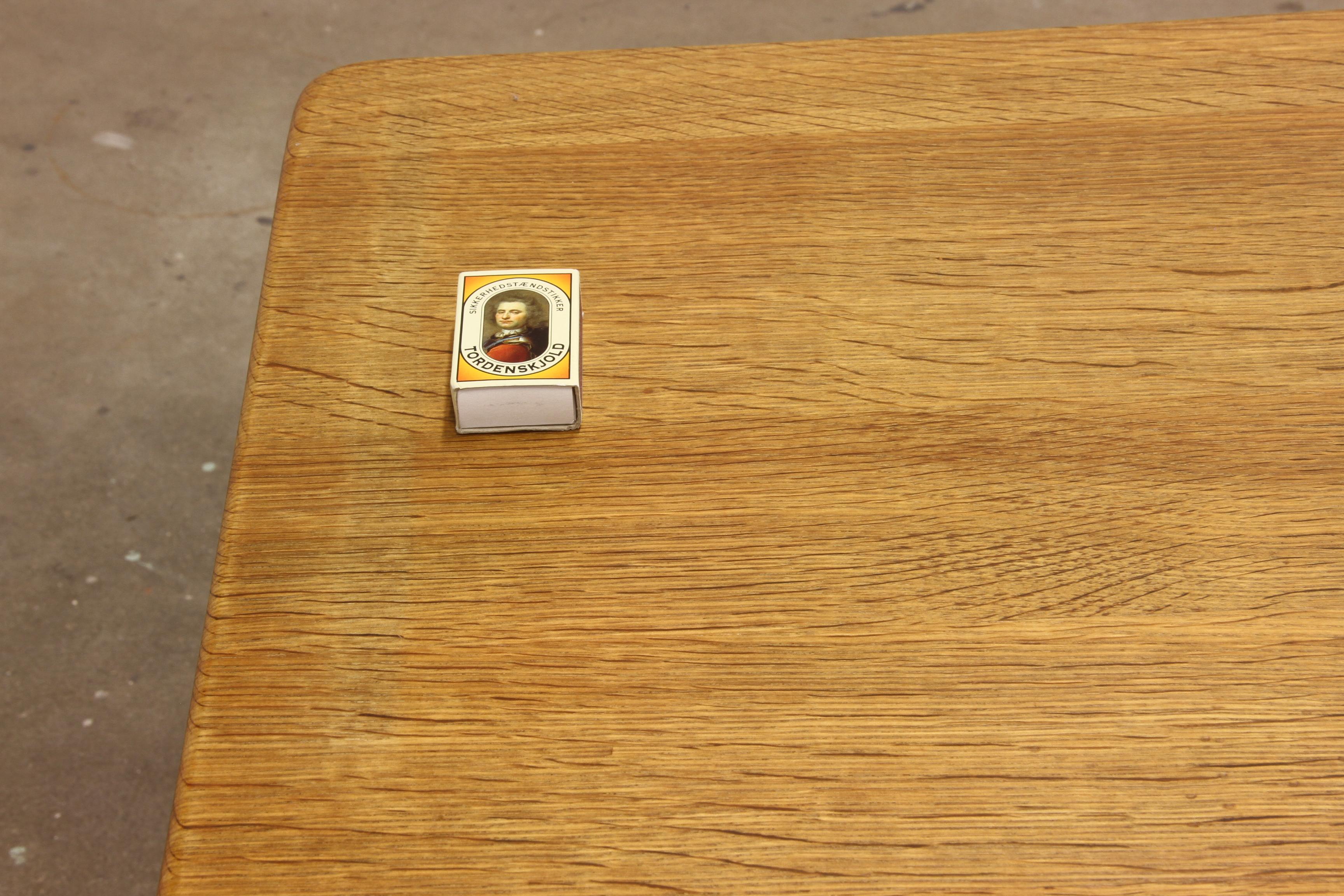Danish Brutalist Light Oak Low Sideboard 1960/70s For Sale 10