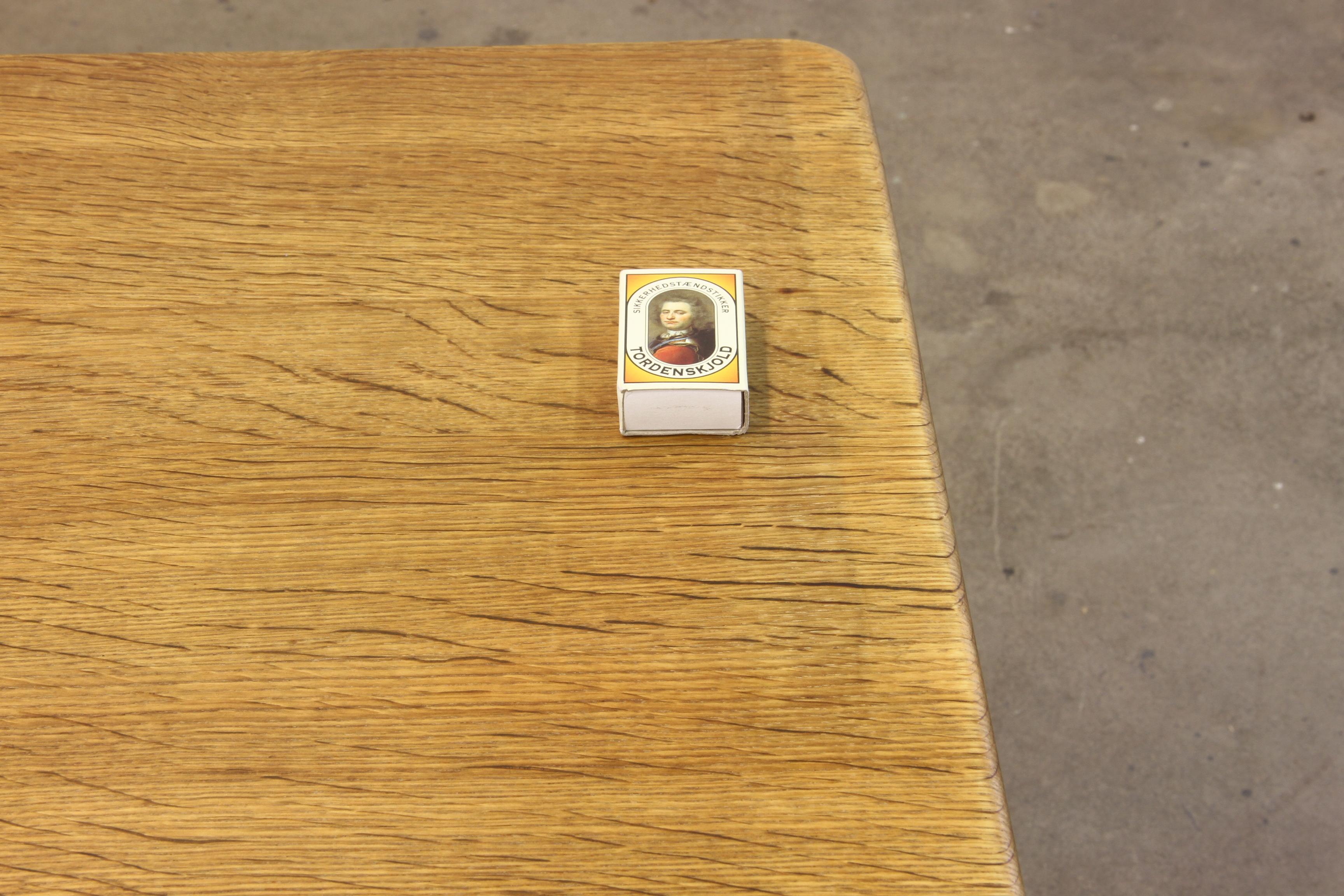 Danish Brutalist Light Oak Low Sideboard 1960/70s For Sale 11