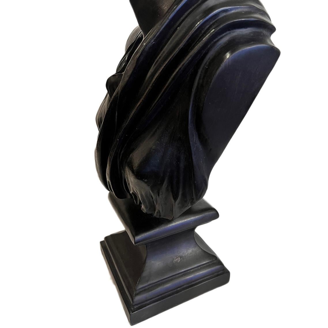 Ceramic Danish Bust of Minerva For Sale