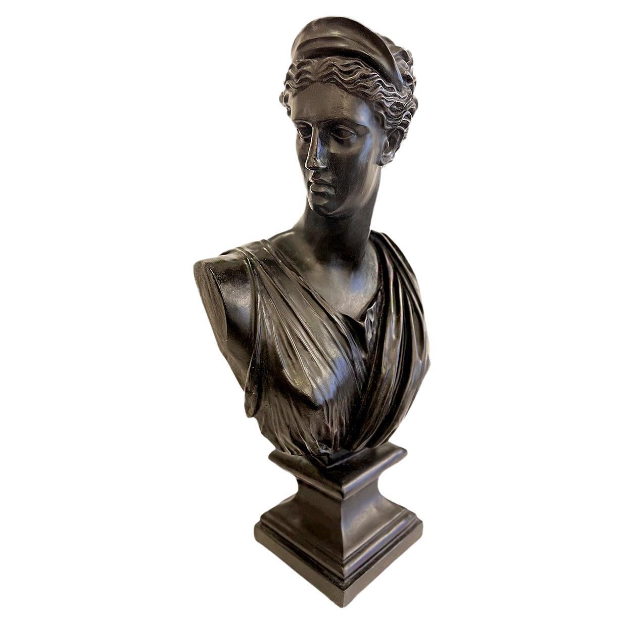 Danish Bust of Minerva For Sale