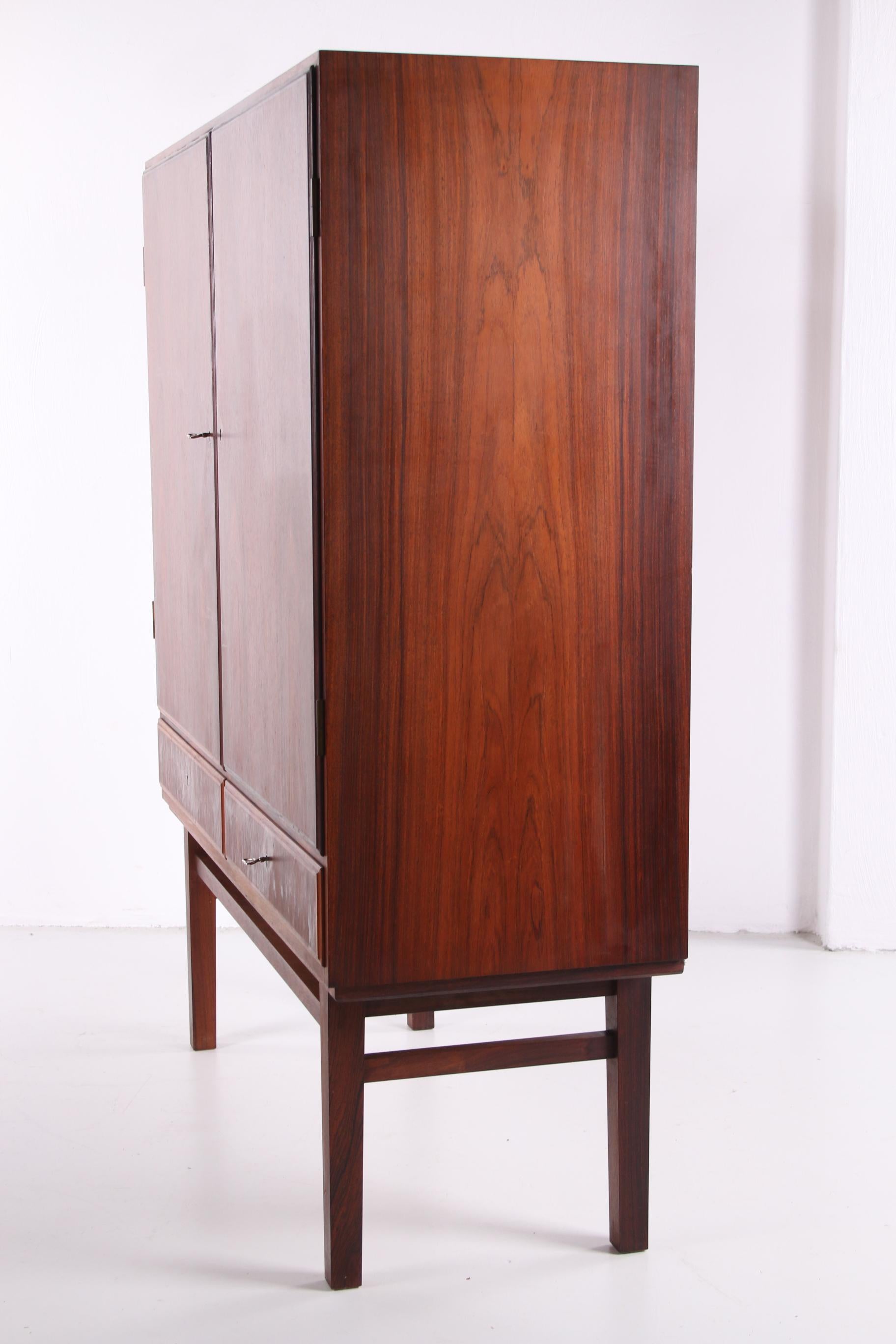 Wood Danish Cabinet High Model by Gunni Omann Made by Omann Jun, 1960s