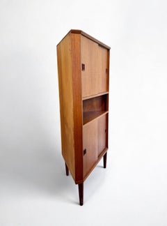 Mid Century Danish Cabinet Maker, Corner Cabinet Teak, Denmark 1960's