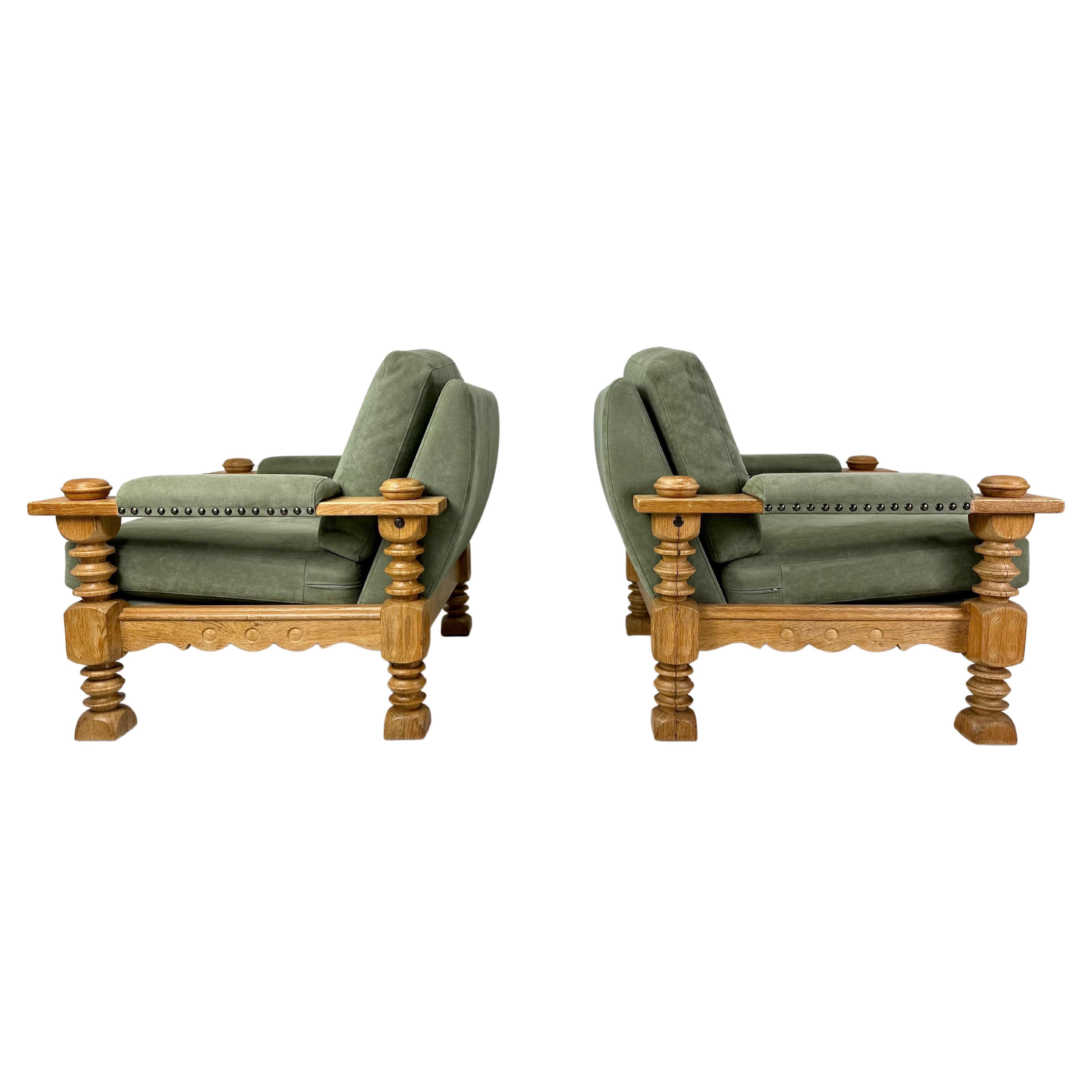 Danish Cabinet Maker Lounge Chairs
