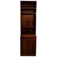 Danish Cabinet or Bookcase in Rosewood Made by O. Bank Larsen Møbelfabrik, 1960s
