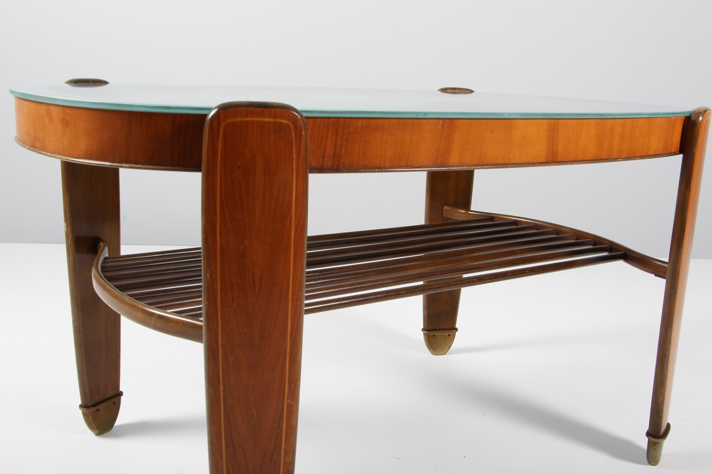 Mid-20th Century Danish Cabinetmaker Art Deco Coffee Table, 1930s